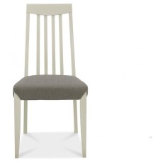 Bergen Grey Washed Slat Back Chair - Titanium Fabric Bergen Grey Washed Slat Back Chair - Titanium Fabric