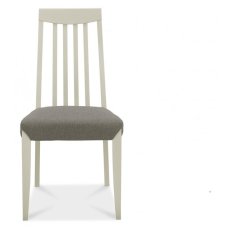 Palermo Grey Washed Slat Back Chair - Titanium Fabric