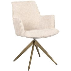 Dakota Swivel Chair Beige Chenille Dakota Swivel Chair Beige Chenille