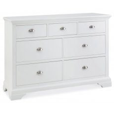 Hampstead White 3+4 Drawer Chest