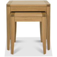 Chester Oak Nest of Lamp Tables