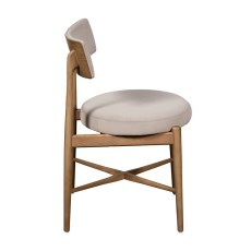 Flora Dining Chair (Grey) Pair