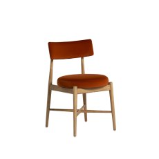 Flora Dining Chair (Orange) Pair