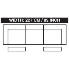 Callum 3 Seater Static Sofa Callum 3 Seater Static Sofa