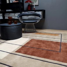 Reef Rug - RF20 Outline Terracotta