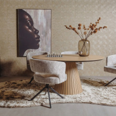 Hank 5566 Round Dining Table