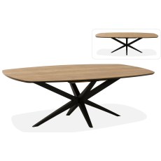 Wellington 5543 Extending Danish Oval Dining Table