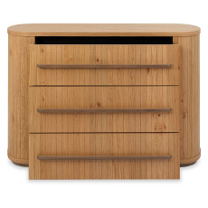Vega Oak 3 Drawer Chest
