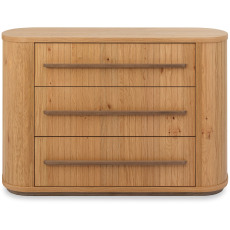 Vega Oak 3 Drawer Chest