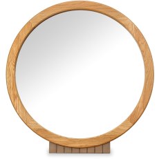 Vega Oak Vanity Mirror