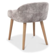 Vega Oak Fabric Stool