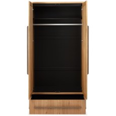 Vega Oak Double Wardrobe