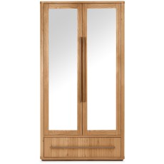 Vega Oak Double Wardrobe