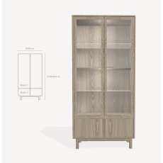 Options Tall 2 Section Vitrine