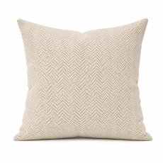 F+H Studio Chevron Beige Cushion 45 x 45cm