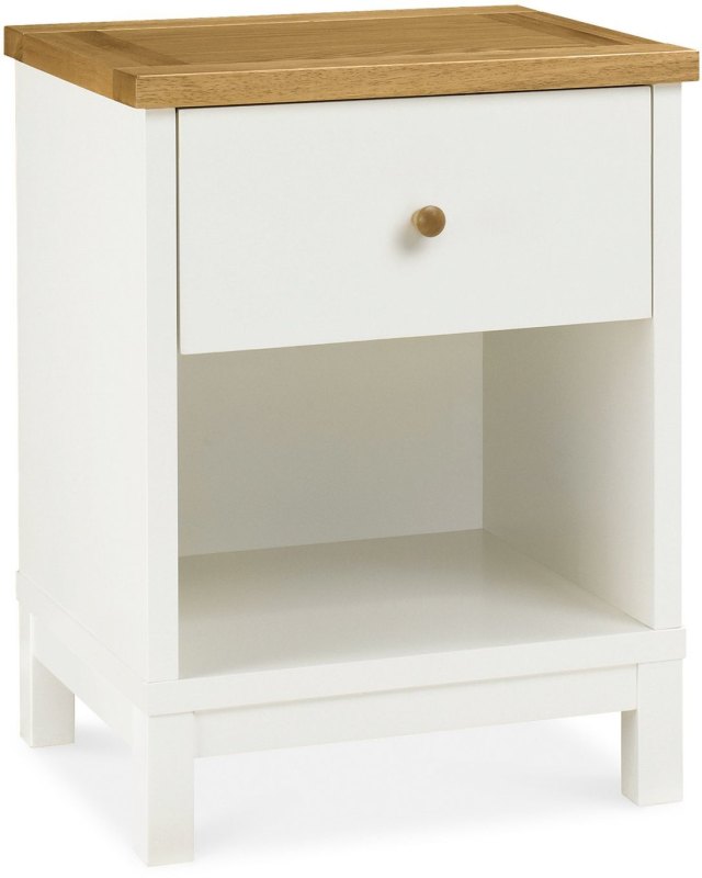 Atlanta Two Tone 1 Drawer Nightstand Atlanta Two Tone 1 Drawer Nightstand