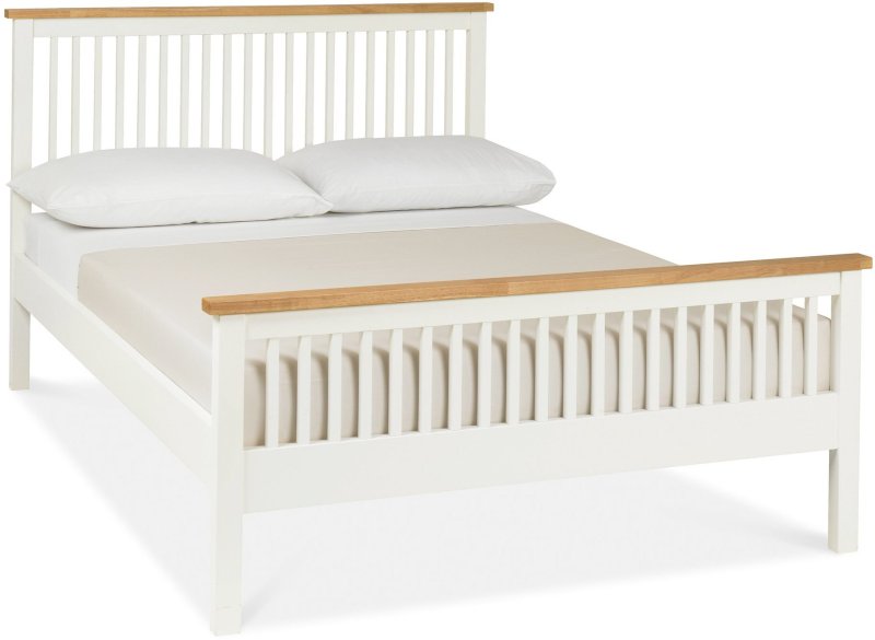 Atlanta Two Tone High Footend Bedstead King 150cm Atlanta Two Tone High Footend Bedstead King 150cm