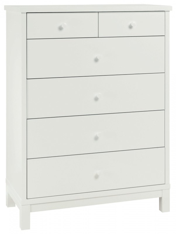 Atlanta White 4+2 Drawer Chest Atlanta White 4+2 Drawer Chest