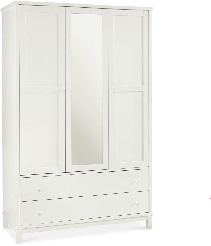 Atlanta White Triple Wardrobe Atlanta White Triple Wardrobe