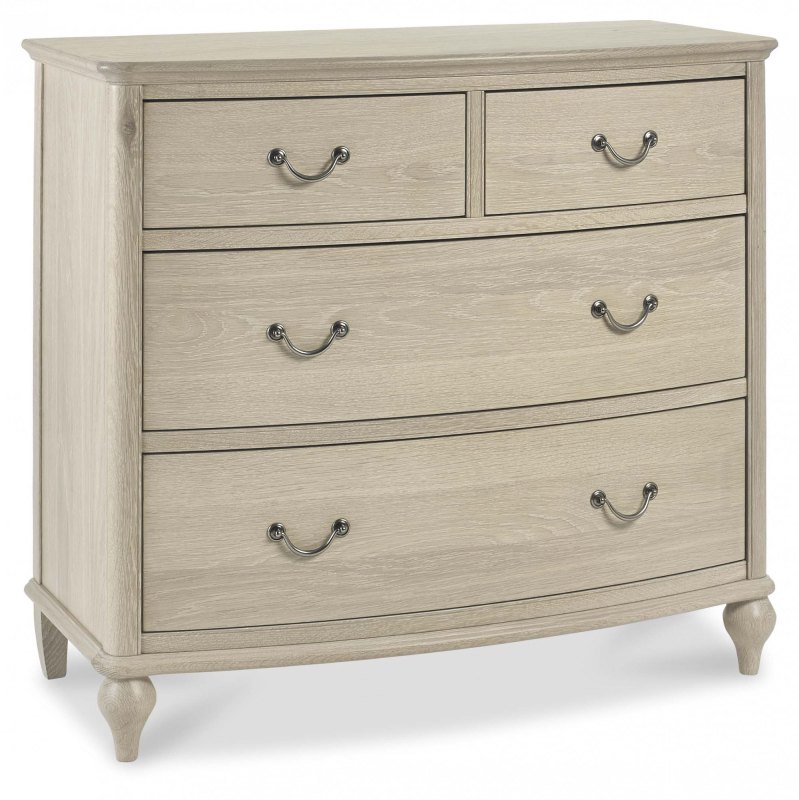 Bordeaux Chalk Oak 2+2 Drawer Chest Bordeaux Chalk Oak 2+2 Drawer Chest