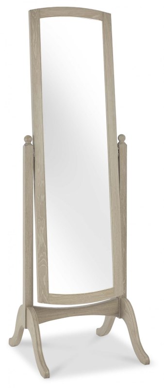 Bordeaux Chalk Oak Cheval Mirror Bordeaux Chalk Oak Cheval Mirror