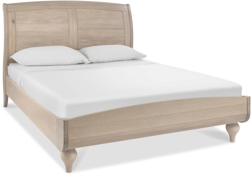 Bordeaux Chalk Oak Low Foot End Bedstead King 150cm Bordeaux Chalk Oak Low Foot End Bedstead King 150cm