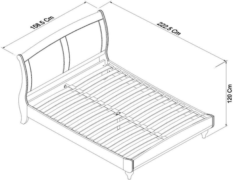 Bordeaux Chalk Oak Low Foot End Bedstead King 150cm Bordeaux Chalk Oak Low Foot End Bedstead King 150cm