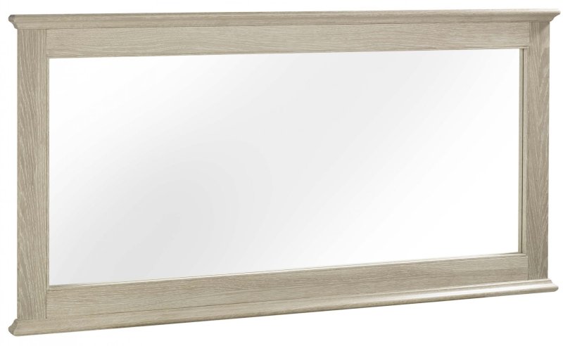 Bordeaux Chalk Oak Wide Wall Mirror Bordeaux Chalk Oak Wide Wall Mirror