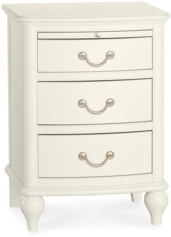 Bordeaux Ivory 3 Drawer Nightstand Bordeaux Ivory 3 Drawer Nightstand