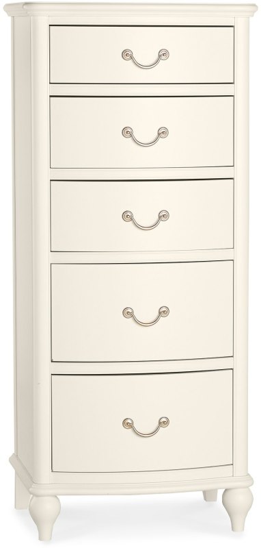 Bordeaux Ivory 5 Drawer Tall Chest Bordeaux Ivory 5 Drawer Tall Chest