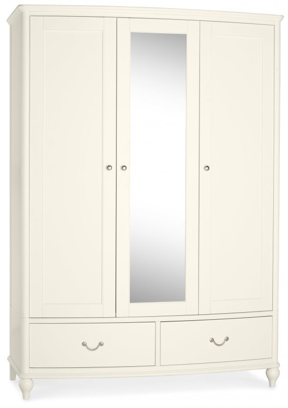 Bordeaux Ivory Triple Wardrobe Bordeaux Ivory Triple Wardrobe