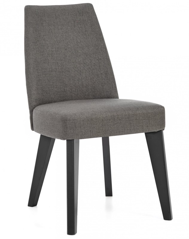 Brunel Gunmetal Upholstered Fixed Chair - Cold Steel (Pair) Brunel Gunmetal Upholstered Fixed Chair - Cold Steel (Pair)