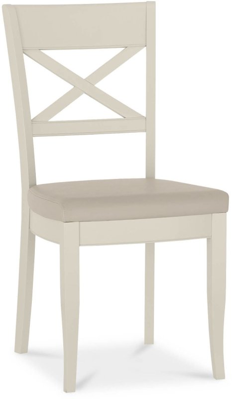 Chartreuse Antique White X Back Chair (Pair) Chartreuse Antique White X Back Chair (Pair)