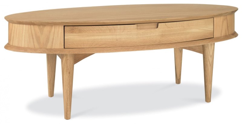 Oslo Oak Coffee Table With Drawer Oslo Oak Coffee Table With Drawer