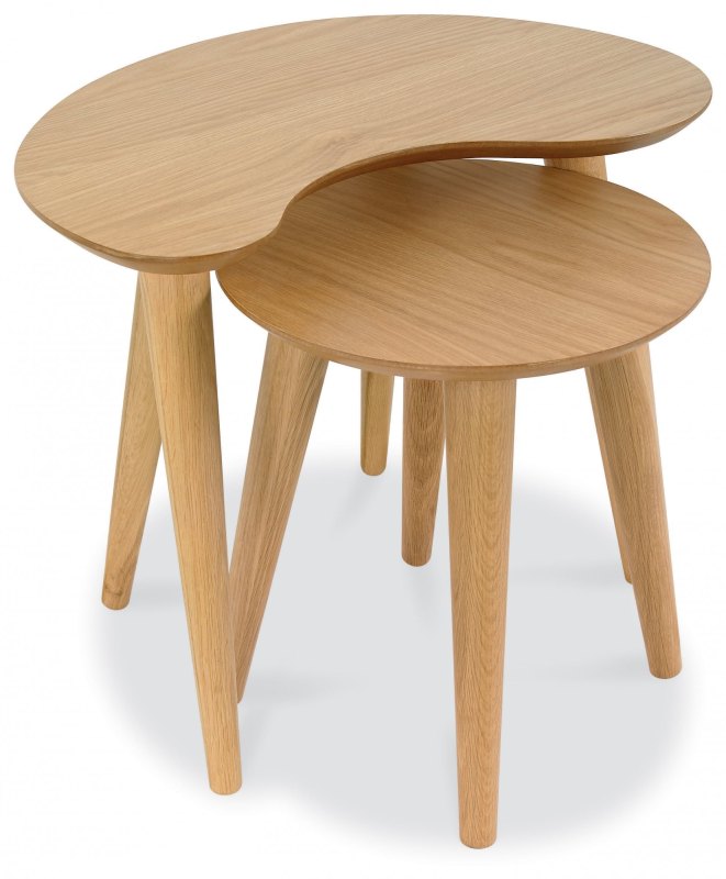 Oslo Oak Nest Of Lamp Tables Oslo Oak Nest Of Lamp Tables