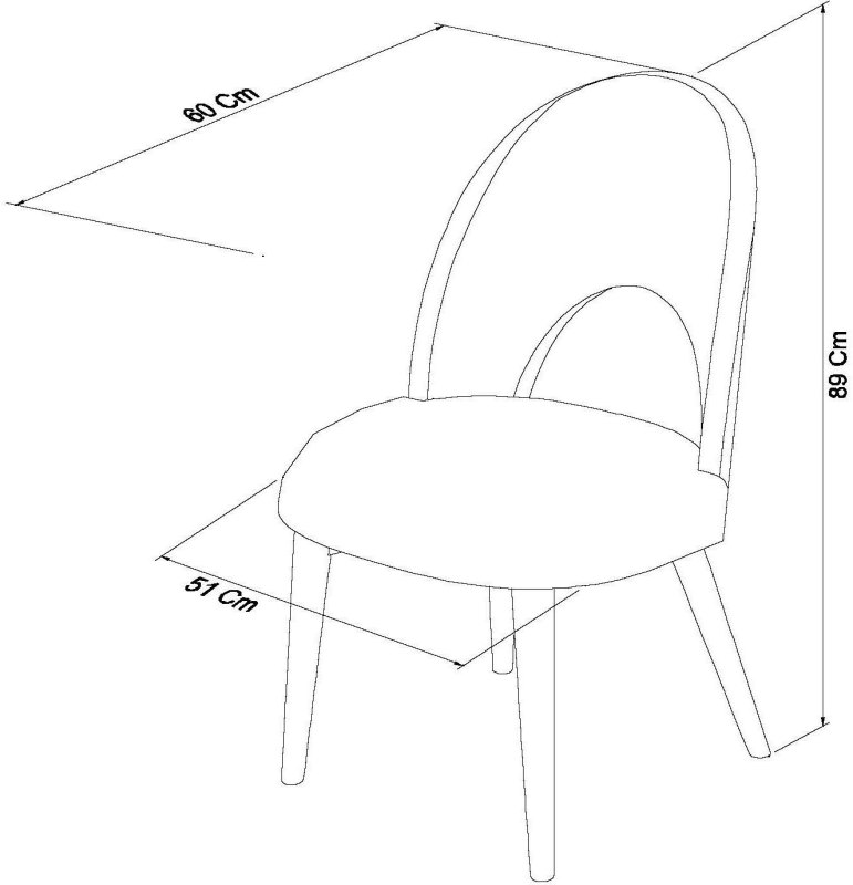 Oslo Oak Upholstered Chair - Steel Fabric (Pair) Oslo Oak Upholstered Chair - Steel Fabric (Pair)
