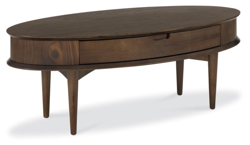 Oslo Walnut Coffee Table With Drawer Oslo Walnut Coffee Table With Drawer