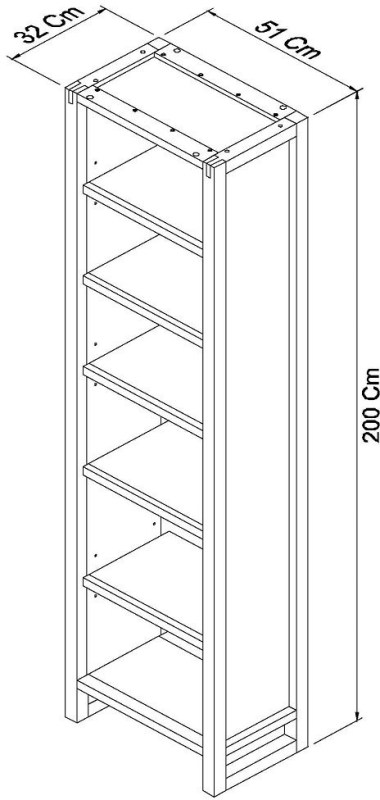 Studio Oak Single Bookcase Studio Oak Single Bookcase