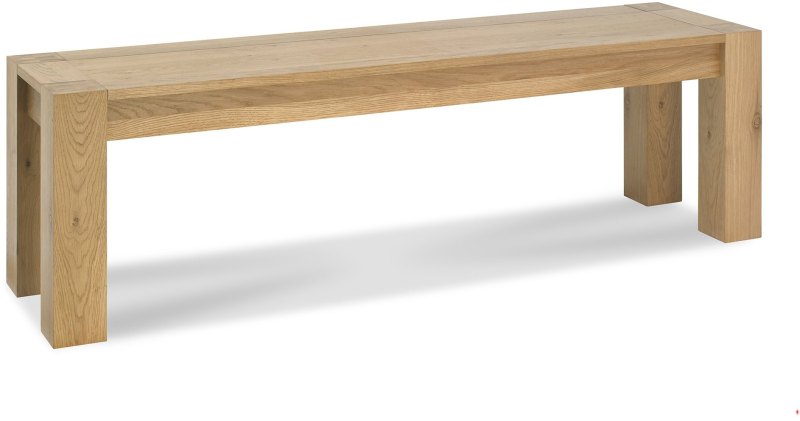 Turin Light Oak Bench Turin Light Oak Bench