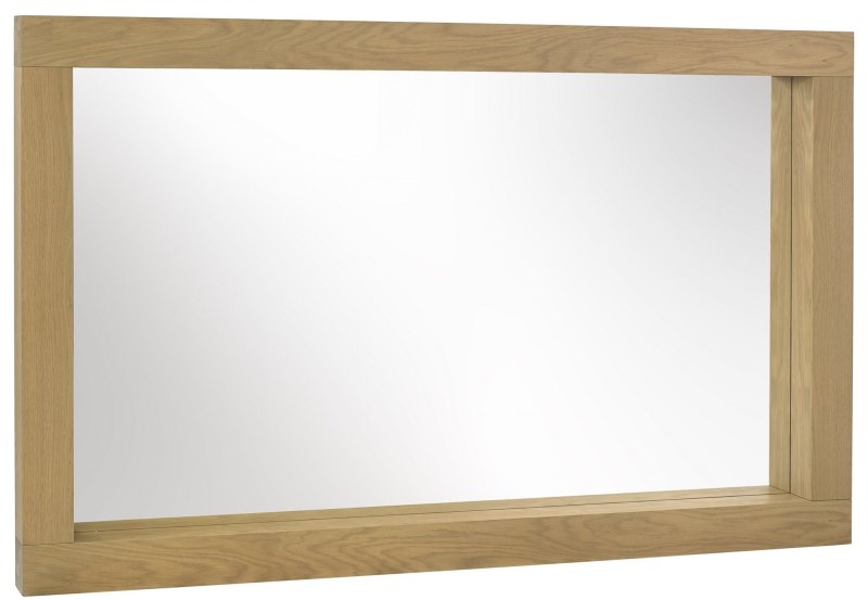 Turin Light Oak Landscape Mirror Turin Light Oak Landscape Mirror