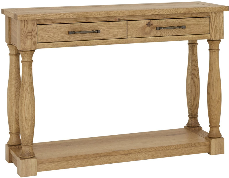 Westbury Rustic Oak Console Table Westbury Rustic Oak Console Table