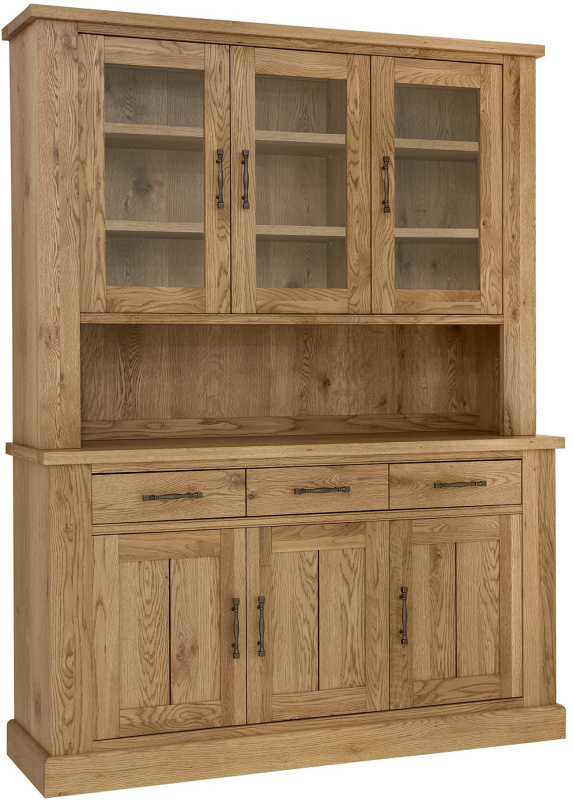 Westbury Rustic Oak Glazed Dresser Westbury Rustic Oak Glazed Dresser