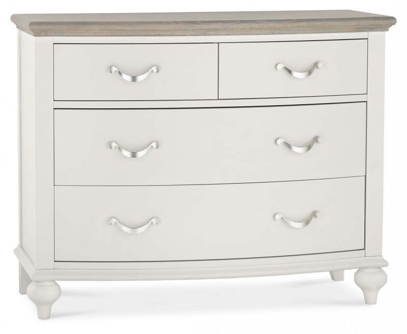 Ashley Grey Washed Oak & Soft Grey 2+2 Drawer Chest Ashley Grey Washed Oak & Soft Grey 2+2 Drawer Chest