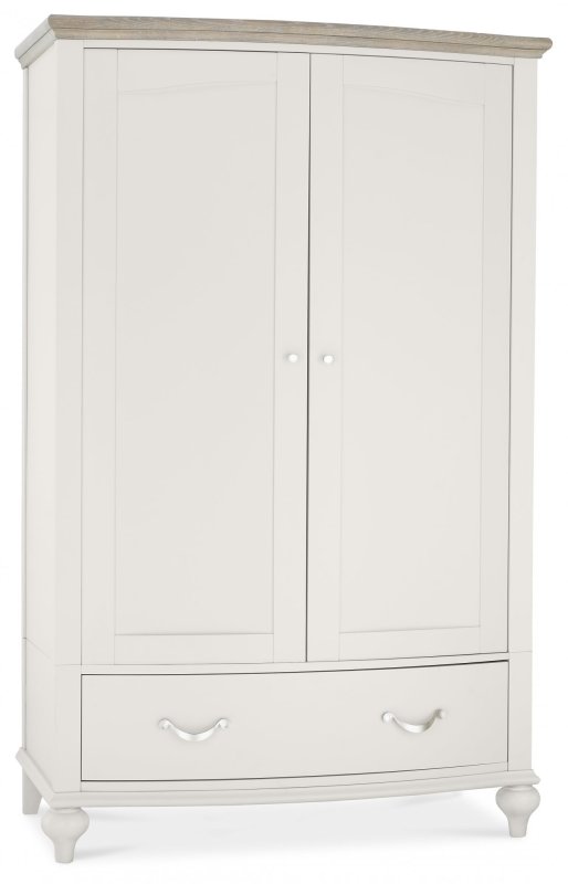 Ashley Grey Washed Oak & Soft Grey Double Wardrobe Ashley Grey Washed Oak & Soft Grey Double Wardrobe