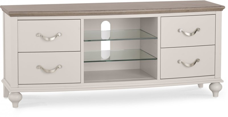 Ashley Grey Washed Oak & Soft Grey Entertainment Unit Ashley Grey Washed Oak & Soft Grey Entertainment Unit