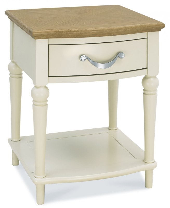 Ashley Pale Oak & Antique White 1 Drawer Nightstand Ashley Pale Oak & Antique White 1 Drawer Nightstand