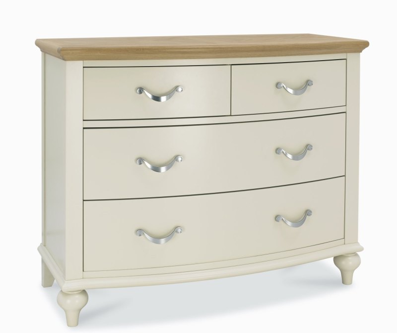 Ashley Pale Oak & Antique White 2+2 Drawer Chest Ashley Pale Oak & Antique White 2+2 Drawer Chest