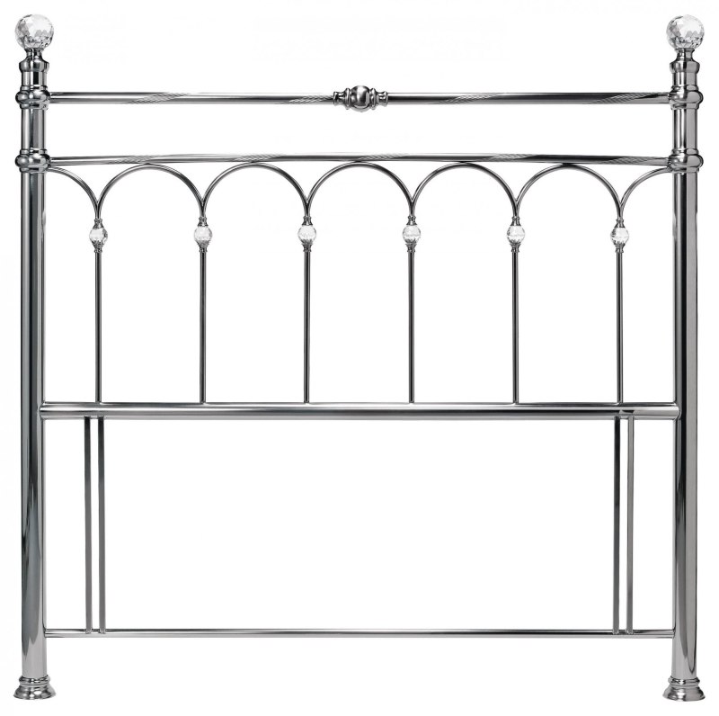 Bentley Designs Krystal Antique Nickel Headboard Double 135cm