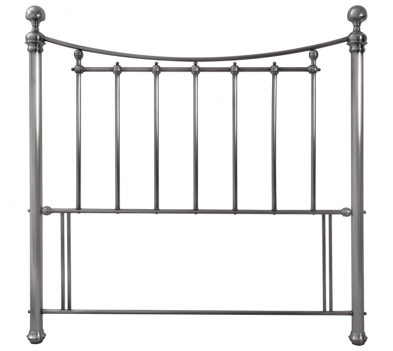 Isabelle Antique Nickel Headboard Double 135cm Isabelle Antique Nickel Headboard Double 135cm