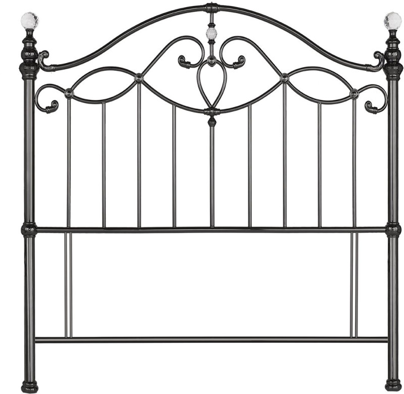 Elena Black Nickel Headboard King 150cm Elena Black Nickel Headboard King 150cm